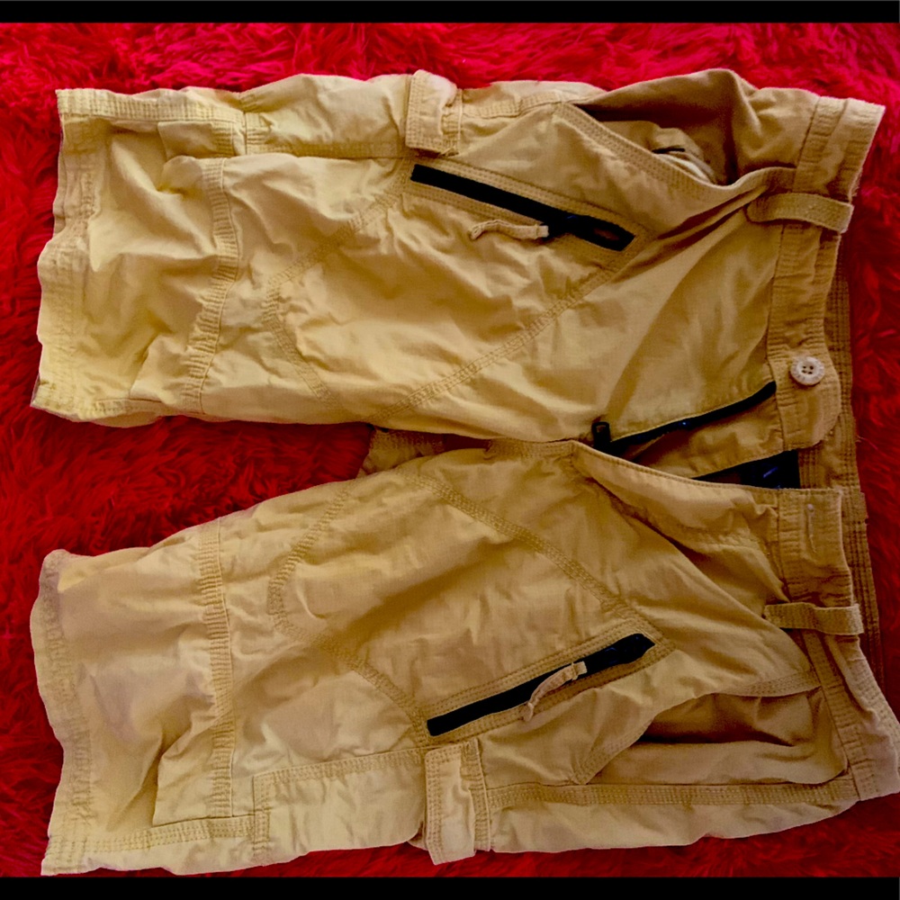 A|X Armani Exchange yellow shorts, Size 30